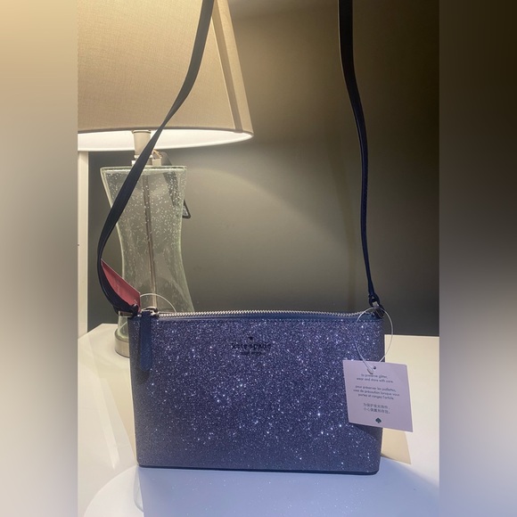NWT Kate Spade Joeley Glitter Dusk Navy Crossbody Bag – Unopened, Unused - Picture 1 of 4